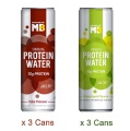 MuscleBlaze Sparkling Protein Water (10g Protein),  6 Piece(s)/Pack  Refreshing Twin Flavour Pack 