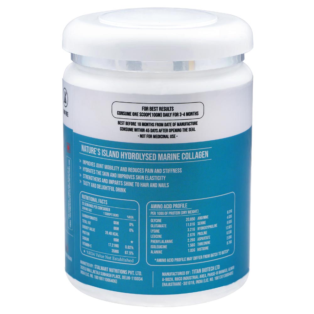 nutritioninfo - Nature's Island Collagen,  0.250 kg  Berry Blast 