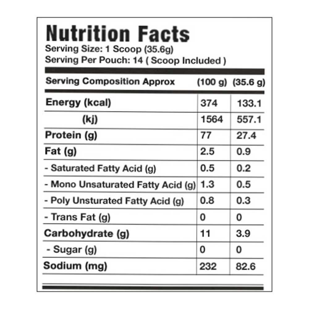 Supplement - MyFitFuel MFF Plant Pea Protein Isolate,  1.1 lb  Strawberry Burst 