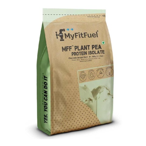 2 - MyFitFuel MFF Plant Pea Protein Isolate,  1.1 lb  Chocolate Delight Swirl 
