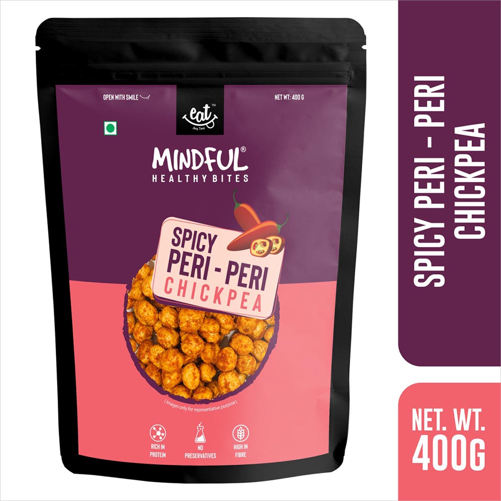 1 - Eat Anytime Mindful Chick Peas,  Peri Peri  0.400 kg 