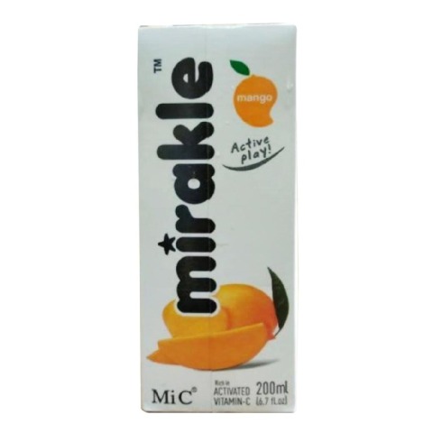 Mirakle Activated Vitamin C Drink, 200 ml Mango