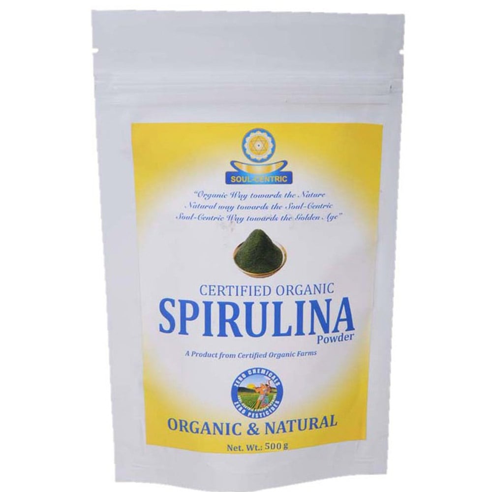 Soul Centric Organic Spirulina Powder,  1.1 lb 
