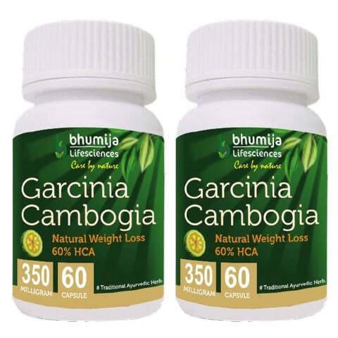 Bhumija Garcinia Cambogia (350 mg Pack of 2), 60 capsules Bhumija Garcinia Cambogia (350 mg Pack of 2), 60 capsules