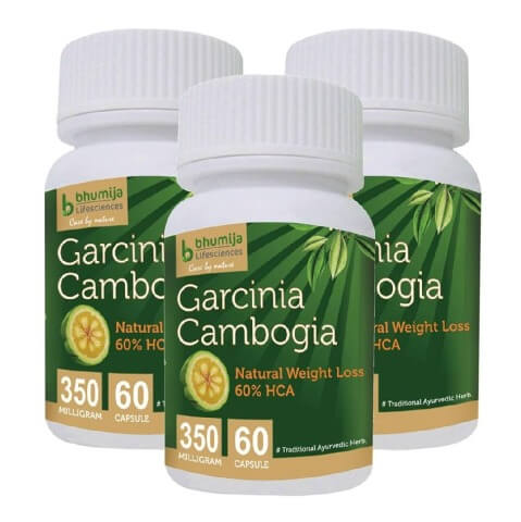 Bhumija Garcinia Cambogia (350 mg Pack of 3), 60 capsules Bhumija Garcinia Cambogia (350 mg Pack of 3), 60 capsules