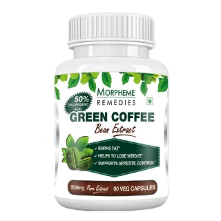 Morpheme Remedies Green Coffee Bean Extract (500 mg), 90 capsules