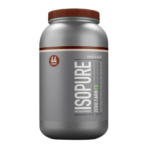 4 - Isopure Zero Carb Protein Powder OP,  3 lb  Cookies & Cream 