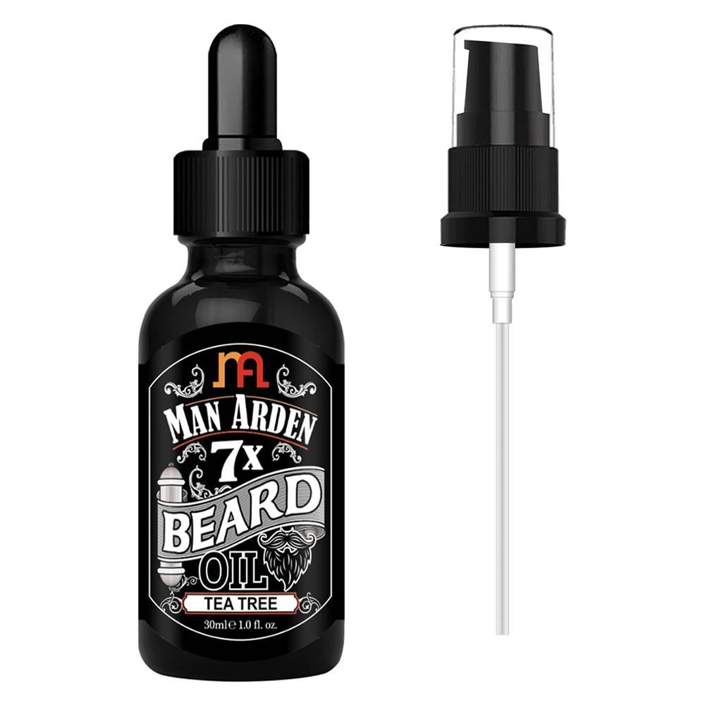 Bottle - Man Arden 7X Beard Oil,  30 ml  Tea Tree 