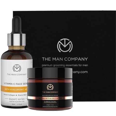 The Man Company Vitamin C Face Serum & Brightening Cream,  2 Piece(s)/Pack  for All Skin Types 