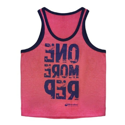 MuscleBlaze Vest One More Rep, Coral Free Size MuscleBlaze Vest One More Rep, Coral Free Size
