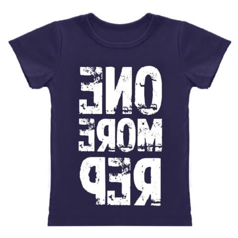 MuscleBlaze One More Rep T- Shirt,  Blue  XL 