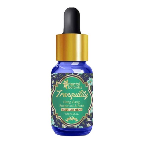 10 - Oriental Botanics Tranquility Aroma Therapy Diffuser Oil,  15 ml  Ylang Ylang, Rosewood & Rose 