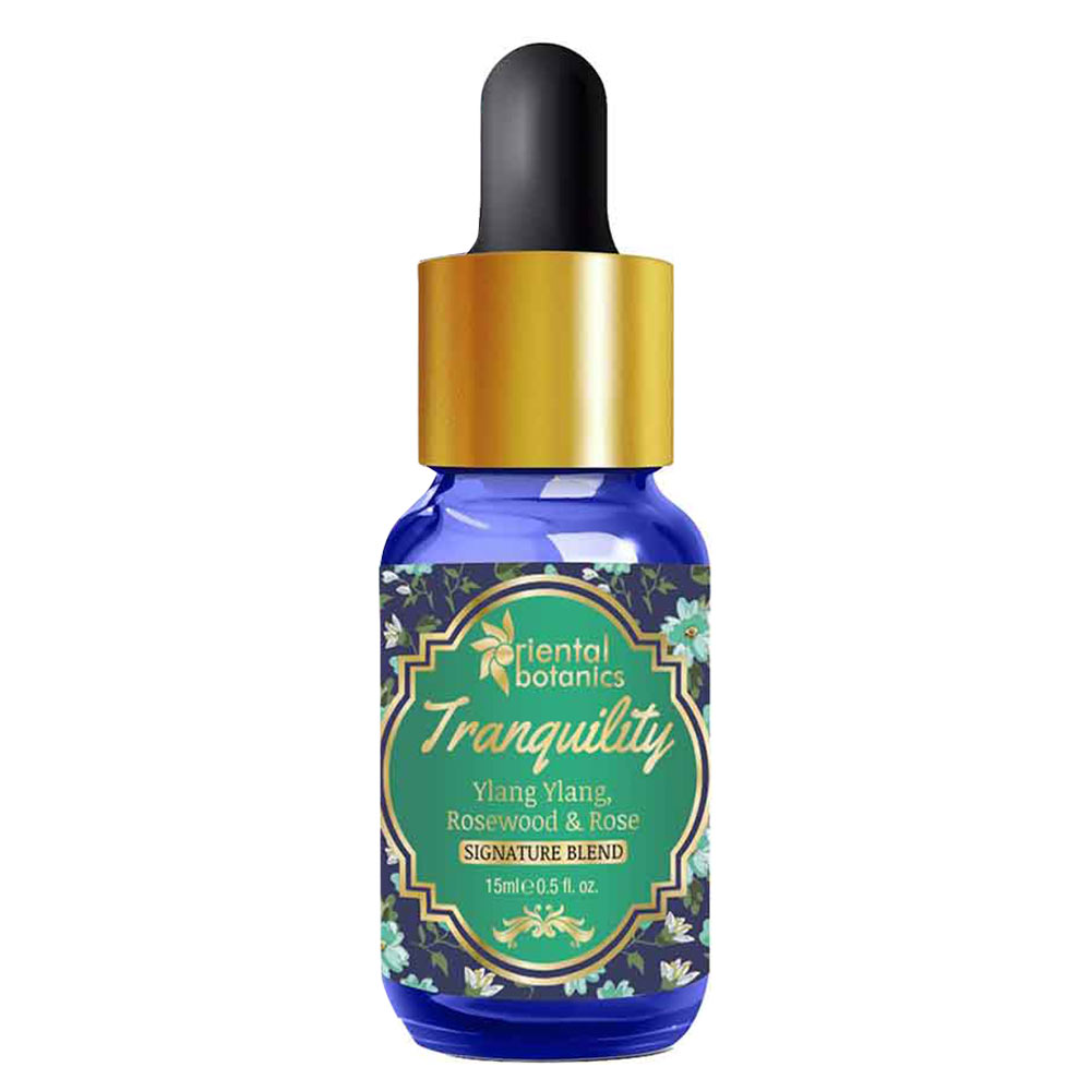 10 - Oriental Botanics Tranquility Aroma Therapy Diffuser Oil,  15 ml  Ylang Ylang, Rosewood & Rose 