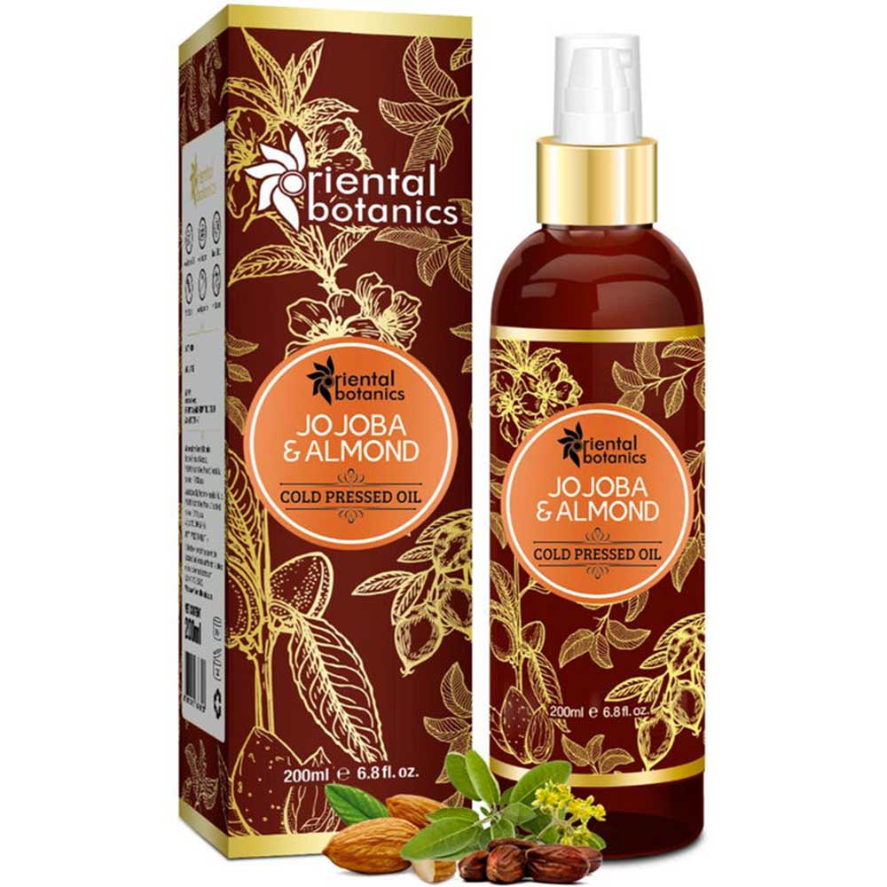 FrontBox - Oriental Botanics Cold Pressed Oil,  200 ml  Jojoba & Almond 