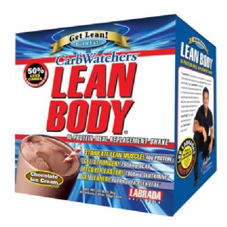 Labrada Lean Body Carb Watcher, 20 sachets/pack Chocolate Ice Cream