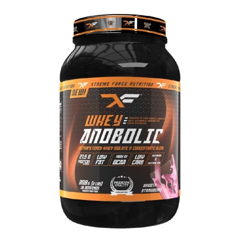 1 - Xtreme Force Nutrition Whey Anabolic XF,  2 lb  Smooth Strawberry 