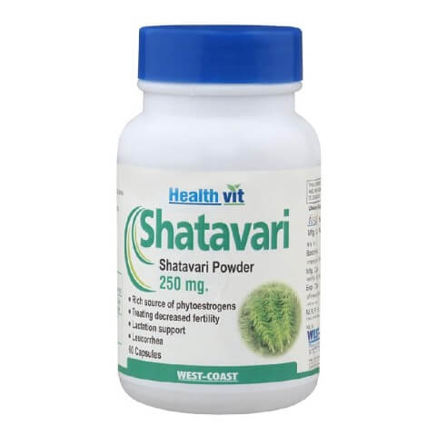 Healthvit Shatavari Powder (250mg), 60 capsules Healthvit Shatavari Powder (250mg), 60 capsules
