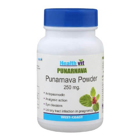 Healthvit Punarnava Powder (250 mg), 60 capsules Healthvit Punarnava Powder (250 mg), 60 capsules