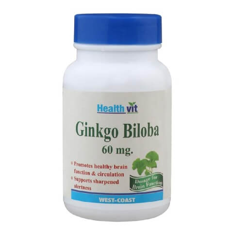 Healthvit Ginkgo Biloba (60mg), 60 capsules Healthvit Ginkgo Biloba (60mg), 60 capsules