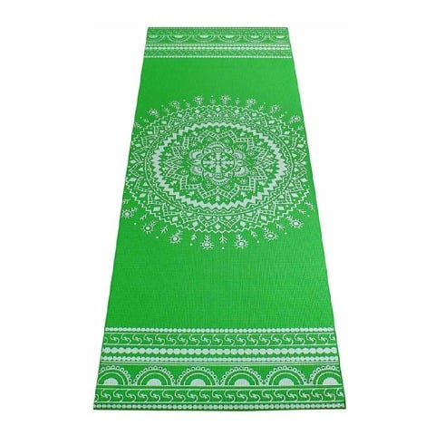 Strauss Meditation Designer Yoga Mat,  Green  5 mm 