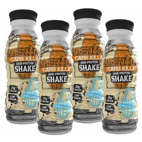 Grenade Carb Killa High Protein Shake,  4 Piece(s)/Pack  White Chocolate 