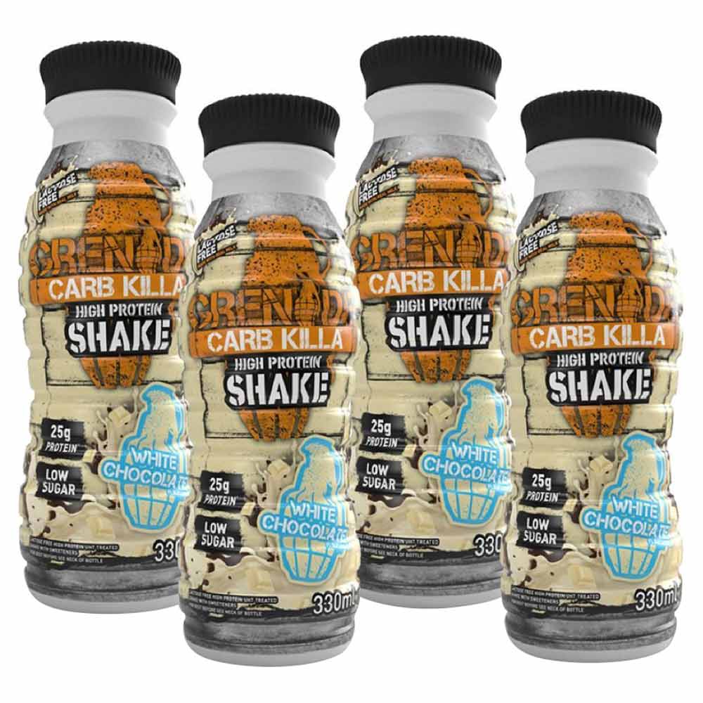 Grenade Carb Killa High Protein Shake,  4 Piece(s)/Pack  White Chocolate 