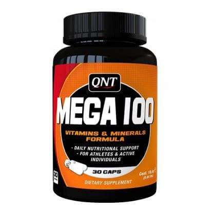 QNT Mega 100, Unflavoured 30 capsules QNT Mega 100, Unflavoured 30 capsules