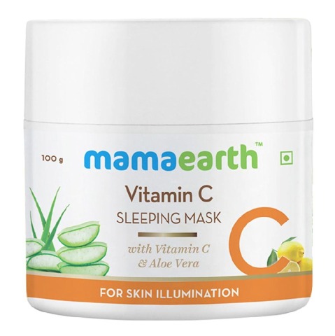 2 - Mamaearth Vitamin C Sleeping Mask,  100 g  with Vitamin C & Aloevera for Skin Illumination 