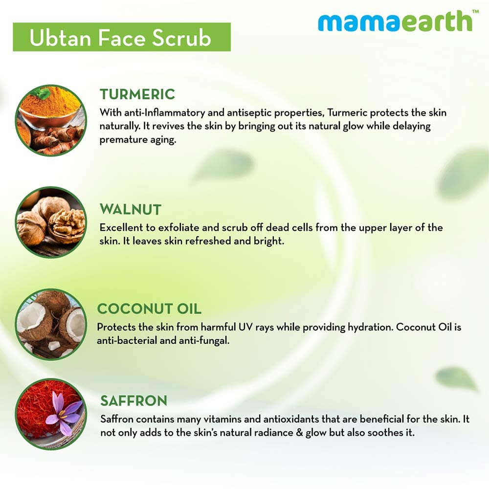 Benefit1 - Mamaearth Ultimate Ubtan De-Tan Kit,  100 ml  with Neem & Tea Tree for Pimples & Zits 