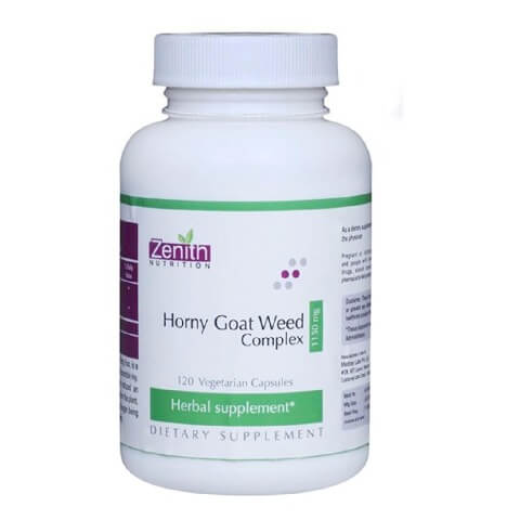 Zenith Nutrition Horny Goat Weed Complex, 120 capsules Zenith Nutrition Horny Goat Weed Complex, 120 capsules