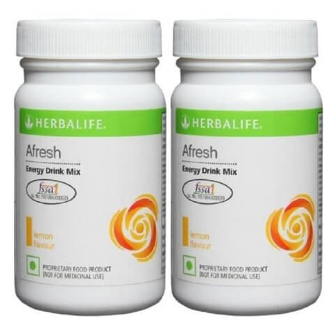 Herbalife Afresh Energy Drink Mix (Pack of 2), 0.050 kg Lemon Herbalife Afresh Energy Drink Mix (Pack of 2), 0.050 kg Lemon