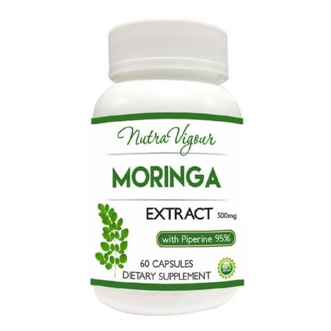 Nutra Vigour Moringa Extract (500mg), 60 capsules Nutra Vigour Moringa Extract (500mg), 60 capsules