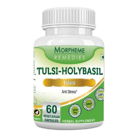 Morpheme Remedies Tulsi-HolyBasil (500 mg), 60 veggie capsule(s) Morpheme Remedies Tulsi-HolyBasil (500 mg), 60 veggie capsule(s)