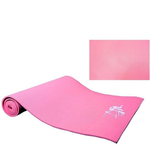 B Fit USA Eva Yoga Mat with Carry Bag,  Pink  8 mm 