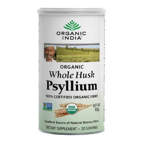 Organic India Whole Husk Psyllium, 100 g Organic India Whole Husk Psyllium, 100 g