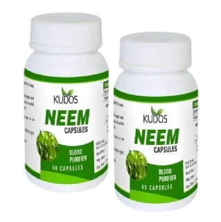 Kudos Ayurveda Neem (Pack of 2), 60 capsules