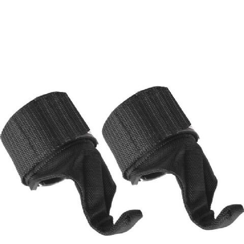 KOBO Gym Straps Hook Support (WTA-05), Black Free Size KOBO Gym Straps Hook Support (WTA-05), Black Free Size