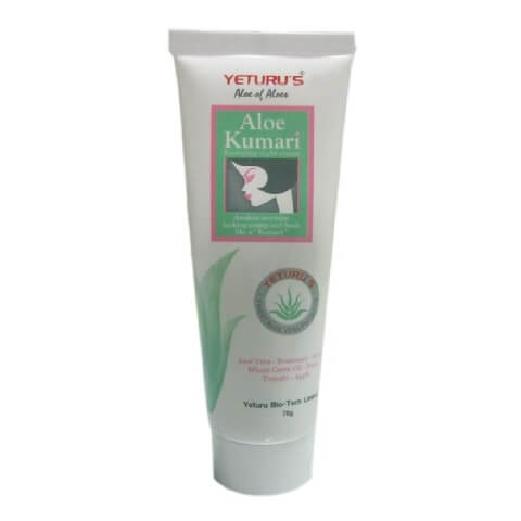 Yeturu's Aloe Kumari Restoring Night Cream,  0.15 lb  Aloe Vera 50% 