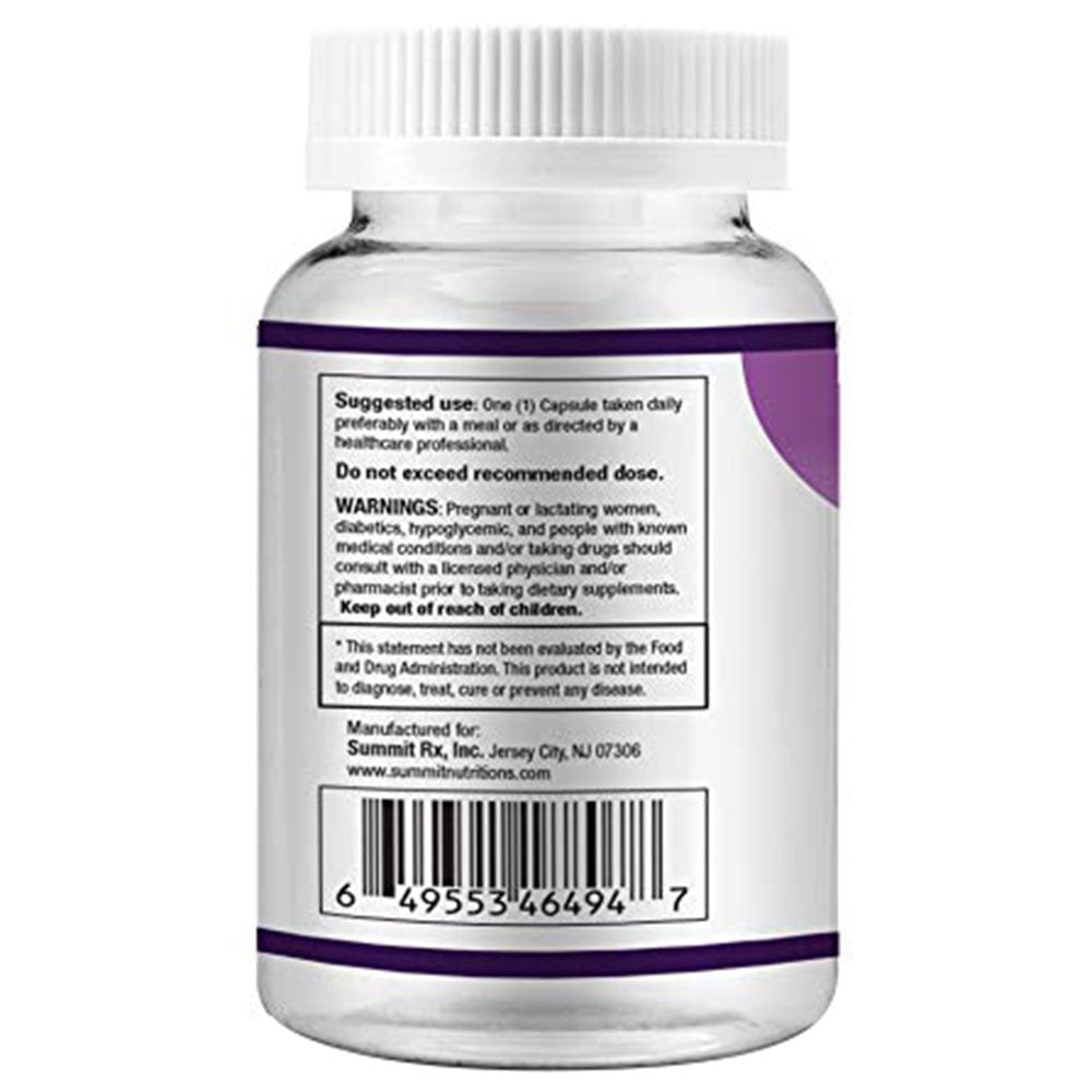 back - Summit Nutritions Biotin 10000 mcg,  90 capsules  Unflavoured 