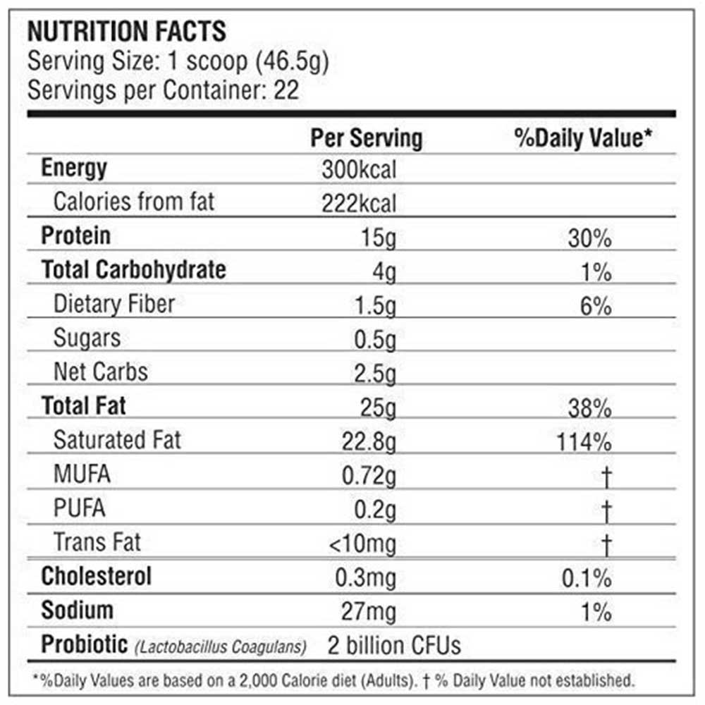 2 - Ketofuel Probiotic Protein Swiss Milk Chocolate,  1 kg 
