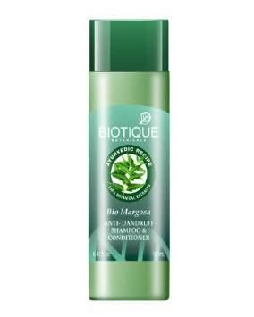 Biotique Bio Margosa Anti Dandruff Shampoo & Conditioner,  190 ml  for All Hair Types 
