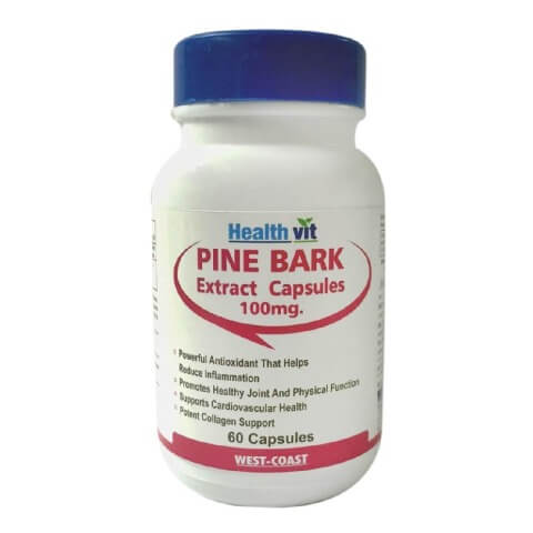 Healthvit Pine Bark Extract (100mg), 60 capsules Healthvit Pine Bark Extract (100mg), 60 capsules