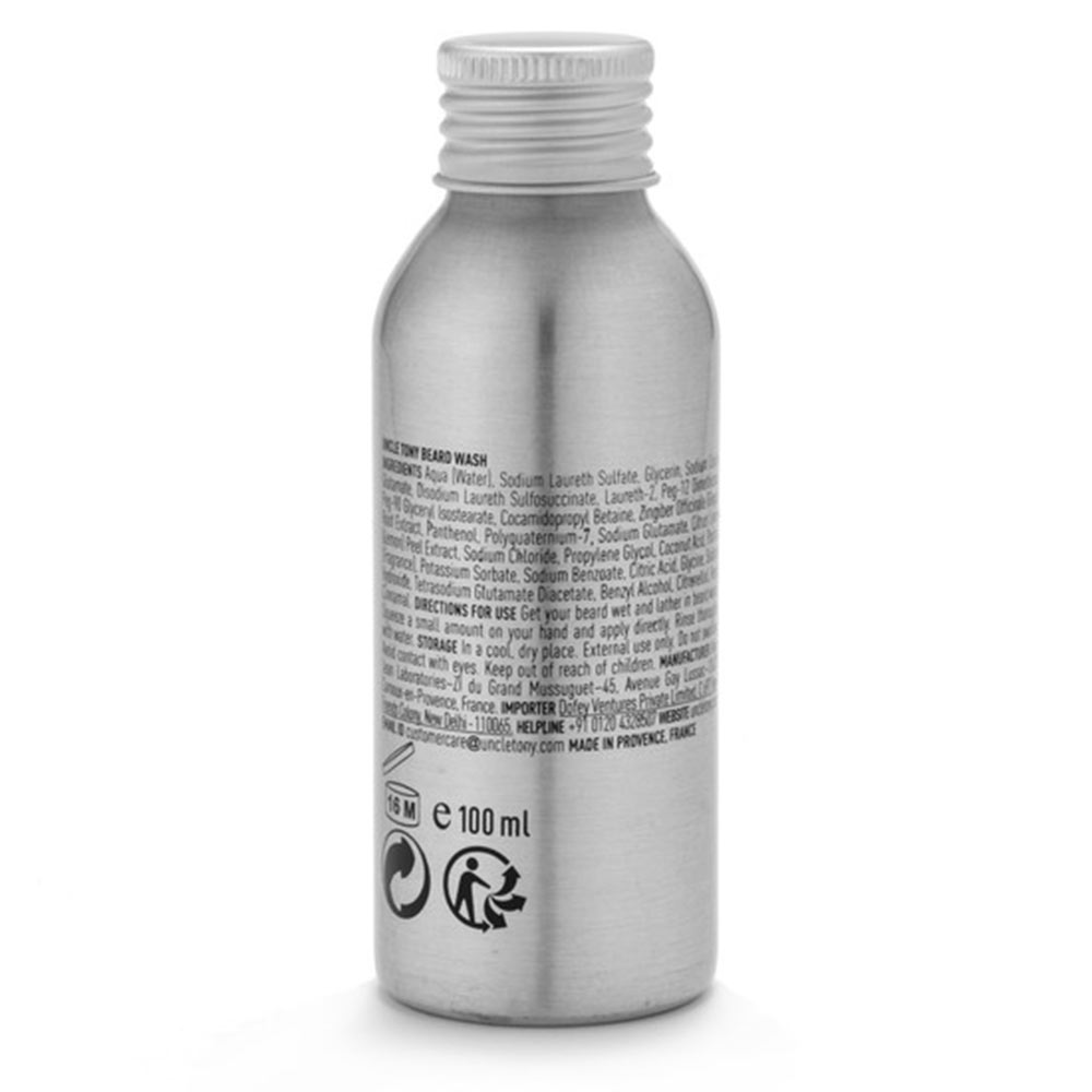 Uncle Tony Beard Wash,  100 ml  for All Types of Beard 