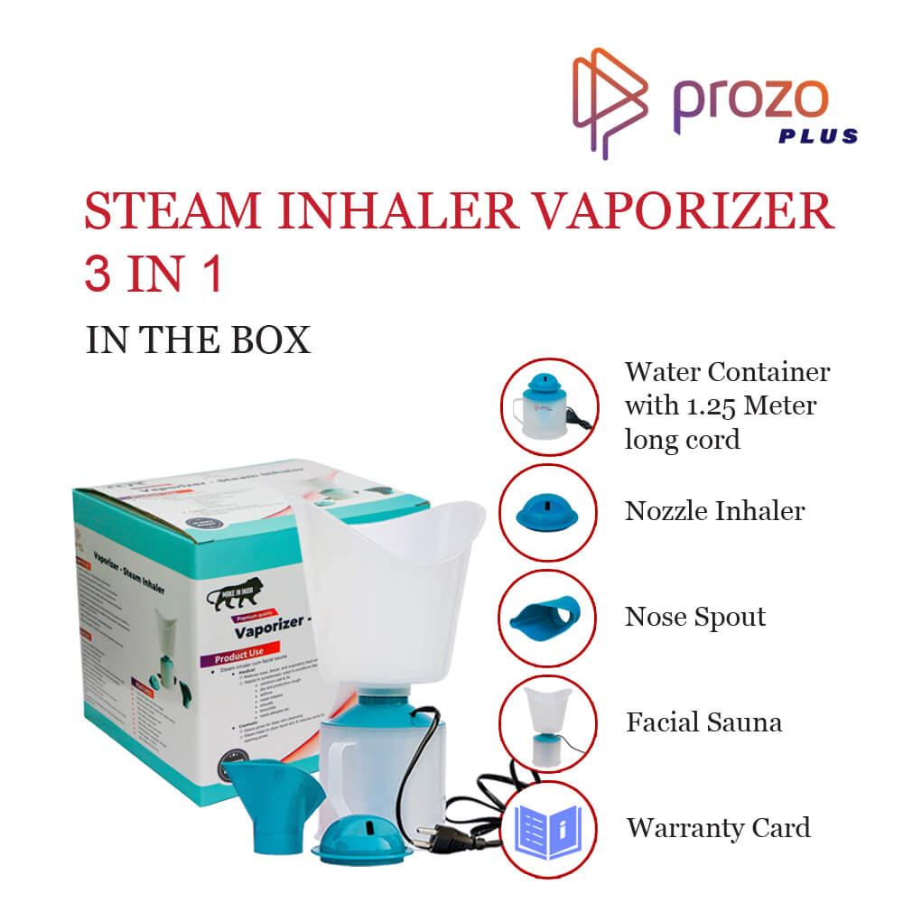 4 - Prozo Plus Steam Inhaler Vaporizer,  1 Piece(s)/Pack 