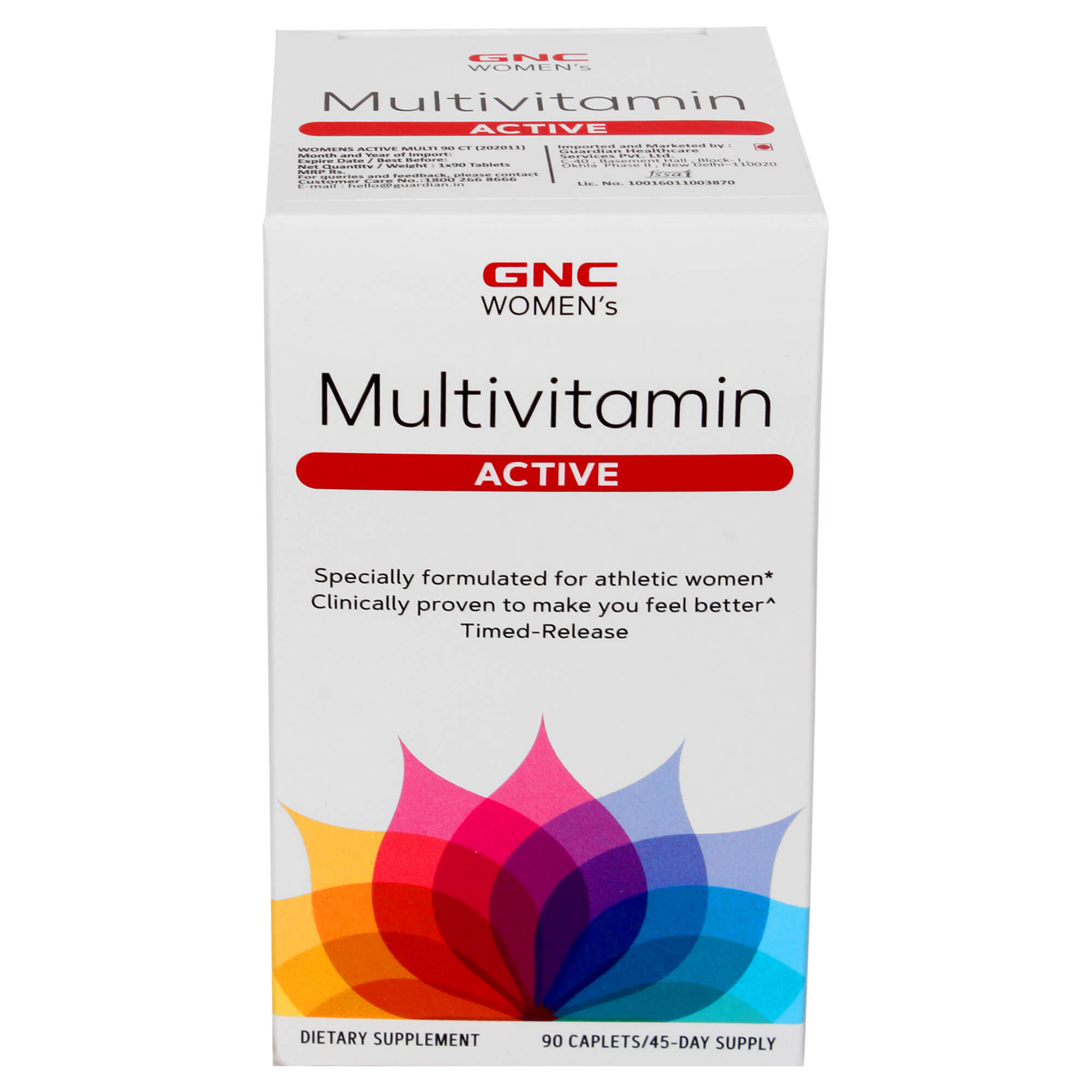 2 - GNC Women's Ultra Mega Active,  90 caplets  Unflavoured 