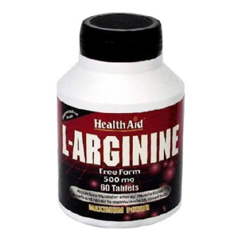 HealthAid L-Arginine (500 mg), 60 tablet(s