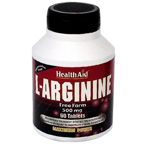 HealthAid L-Arginine (500 mg), 60 tablet(s