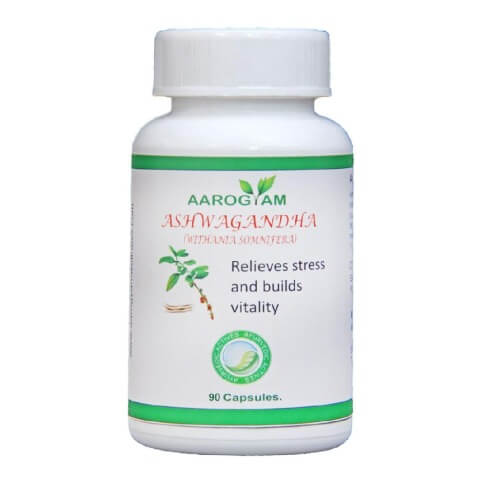 Aarogyam Ashwagandha Capsules, 90 capsules Aarogyam Ashwagandha Capsules, 90 capsules