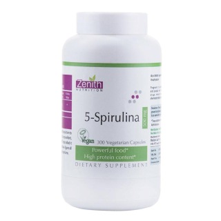 Zenith Nutrition 5-Spirulina (500mg), 300 capsules
