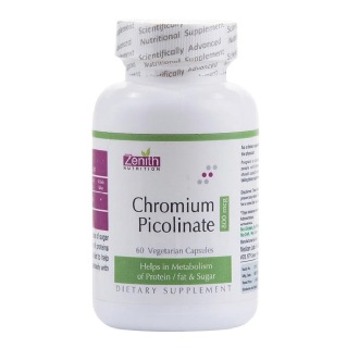 Zenith Nutrition Chromium Picolinate (800 mcg), 60 veggie capsule(s)